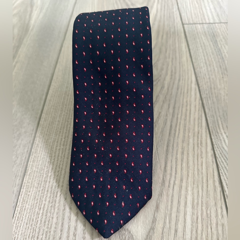 Christian Dior Tie Navy Authentic!!